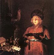 Gobindram Chatera, Young Man with a Candle